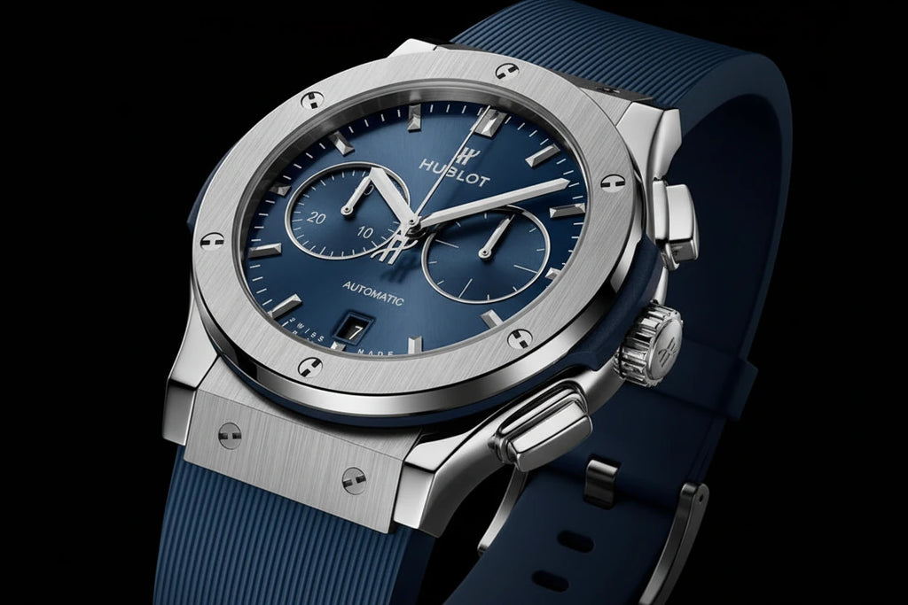 Hublot CLASSIC FUSION CHRONOGRAPH TITANIUM BLUE