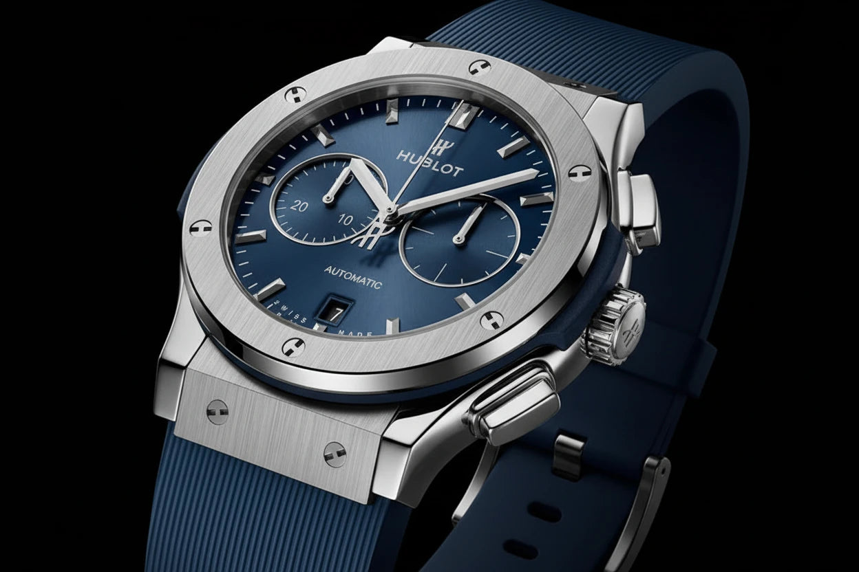 Hublot CLASSIC FUSION CHRONOGRAPH TITANIUM BLUE