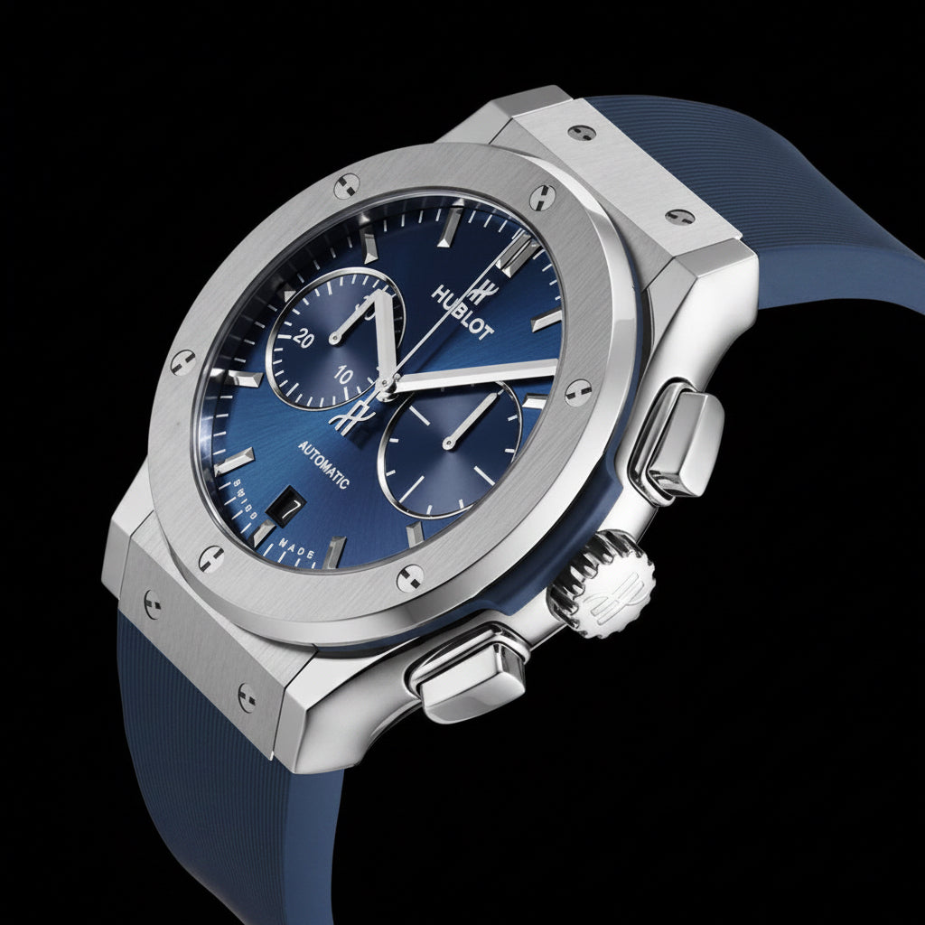 Hublot CLASSIC FUSION CHRONOGRAPH TITANIUM BLUE
