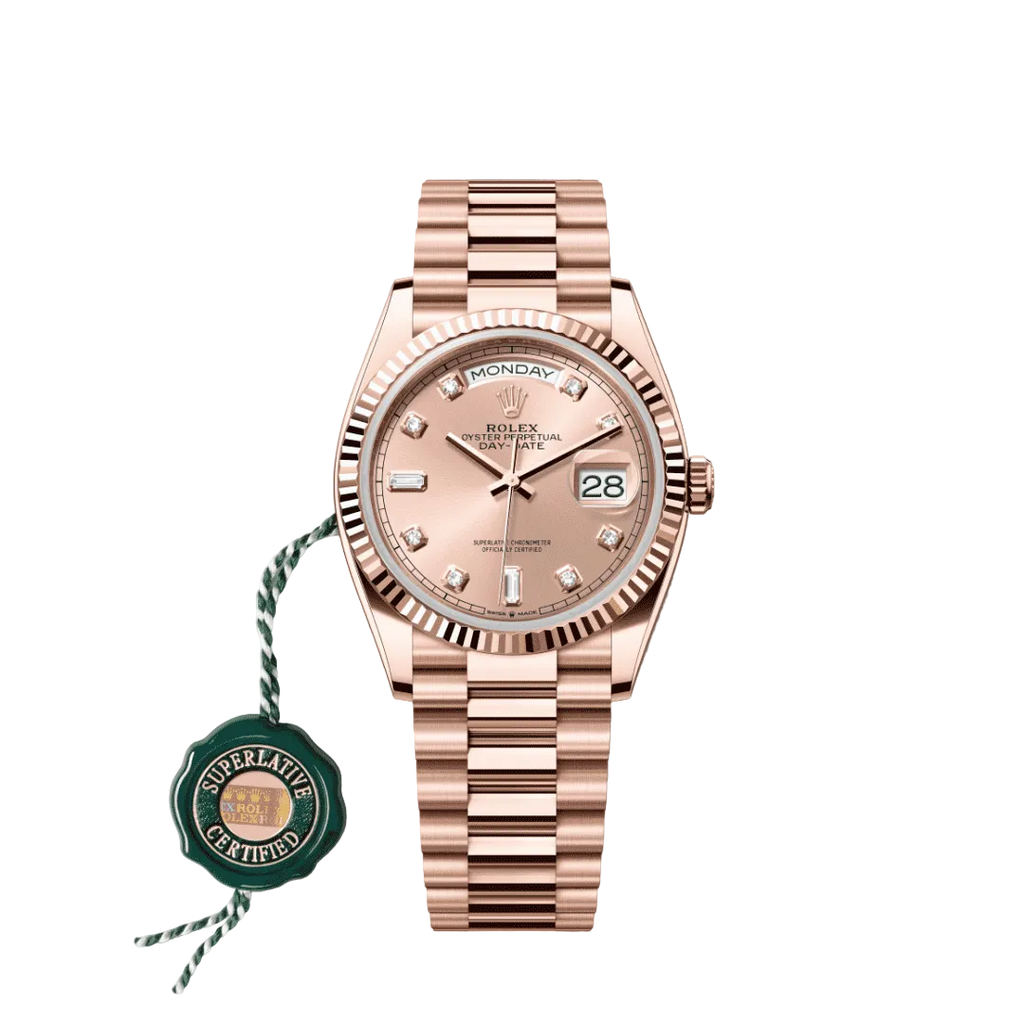 Rolex Day-Date 36 Oyster, 36 mm, Everose gold m128235-0009