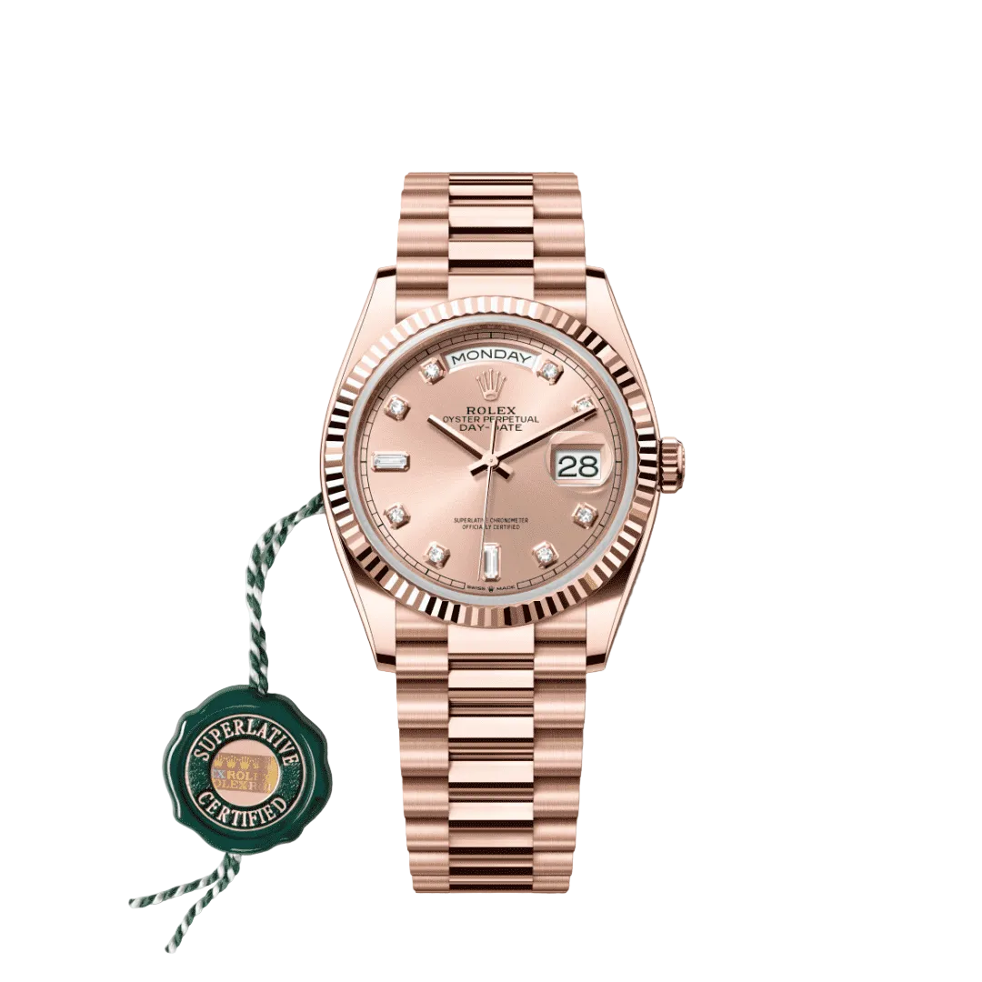 Rolex Day-Date 36 Oyster, 36 mm, Everose gold m128235-0009