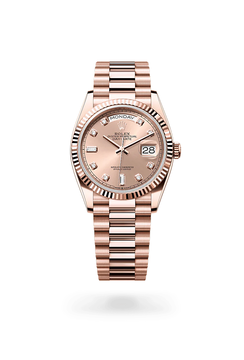 Rolex Day-Date 36 Oyster, 36 mm, Everose gold m128235-0009