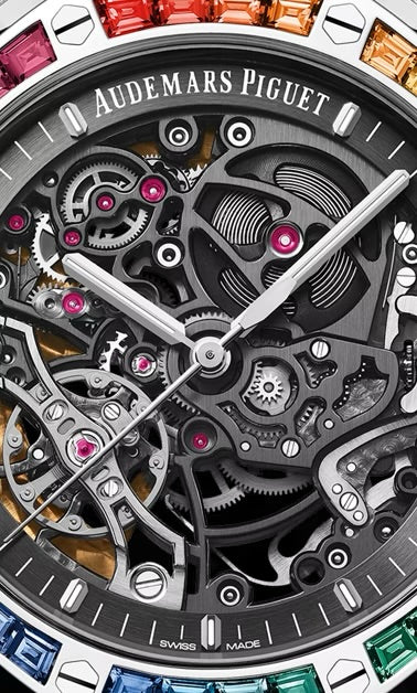 Audemars Piguet ROYAL OAK FROSTED GOLD DOUBLE BALANCE WHEEL OPENWORKED
