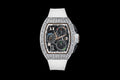 Richard Mille RM 72-01 Automatic Winding Lifestyle Flyback Chronograph White Gold with Baguette Diamonds